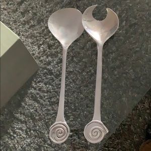 Mariposa Silver Serving Spoons.